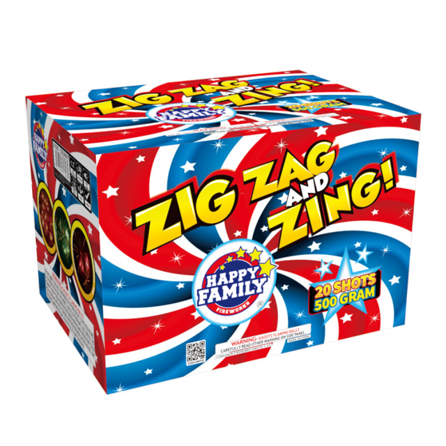 HAPPY FAMILY ZIG ZAG & ZING- CASE 4/1: Dapkus Fireworks Company